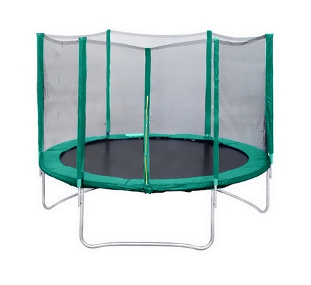 батут с защитной сеткой 14 диаметр 4,3 м trampoline