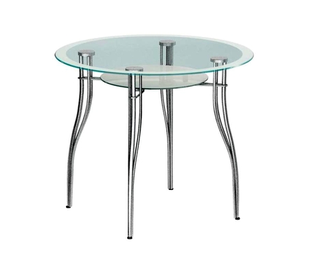 стеклянный кухонный стол мебелайн1 9001313